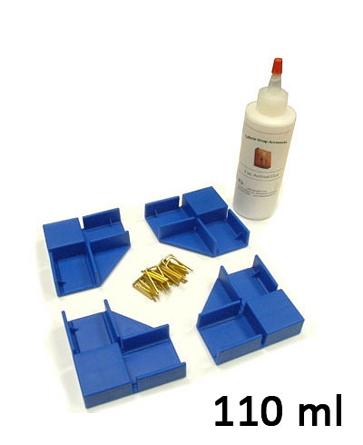 Gallerie Wrap Standard set pozičních rohů, pH 7 lepidla a svorek