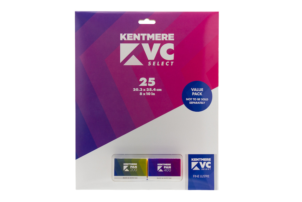 KENTMERE 20x25/25 VC SELECT, RC 66M (lustre) + K200+K400