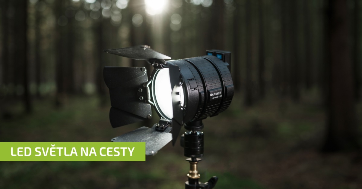 LED světla na cesty pro fotografy a filmaře