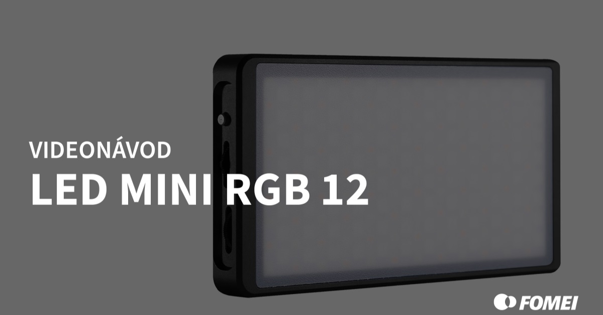 Videonávod -  LED MINI RGB 12