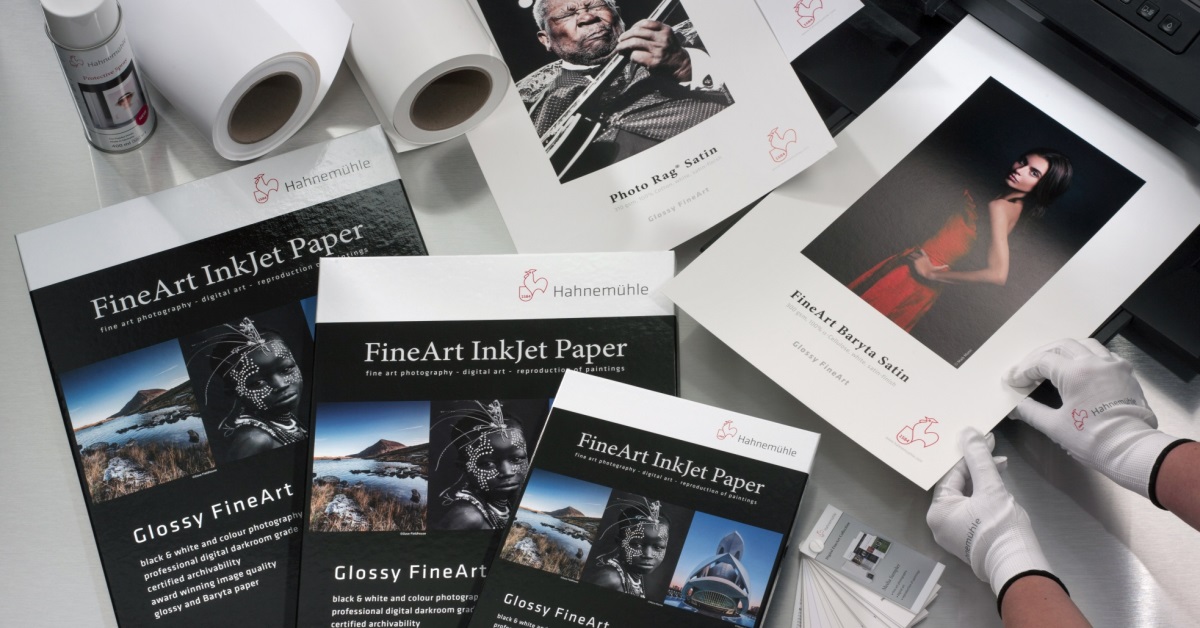 Pomůcky Hahnemühle pro certifikaci fotografií