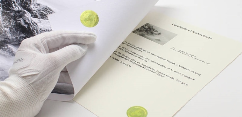 9. díl: Archivace a certifikace fotografií, Hahnemühle Certified Studio